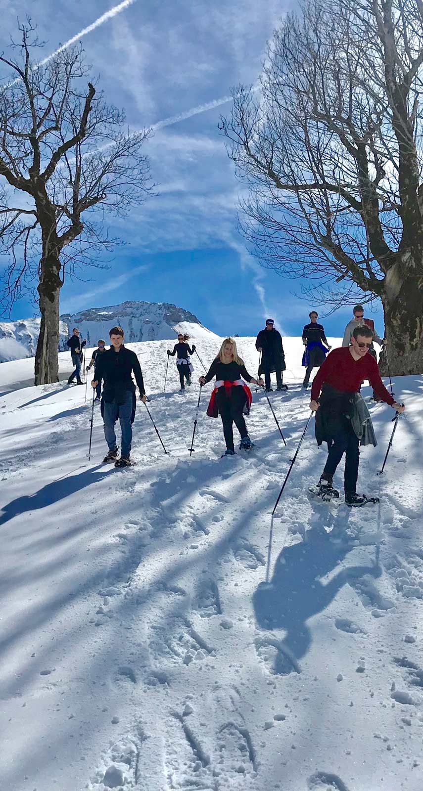 Gemeinsam Schneeschuhwandern Schwarzwasserhütte